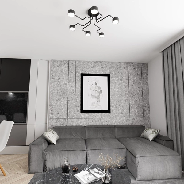 Lampa wisząca Emibig KURAGE 6 BL 1442/6