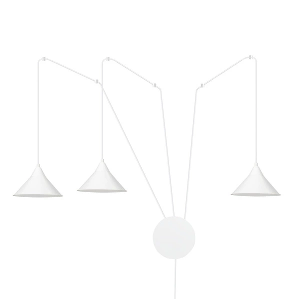 Lampa wisząca Emibig ABRAMO 3 Biały 159/3