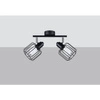 Lampa sufitowa BELUCI 2, czarny/chrom, 2x40W E14, SL.1115