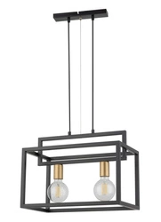 Lampa Sigma VIGO 2 czarny/złoty lampa wisząca 32439