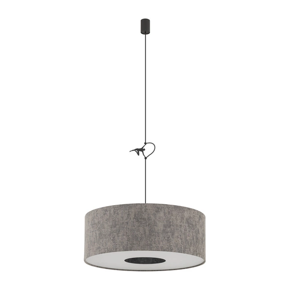 Lampa wisząca LAGO M E27 wys.130cm szer.50cm | Szary 11674