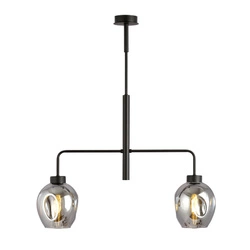 Lampa sufitowa Emibig LUKKA 2 Czarny/GRAFIT 1163/2