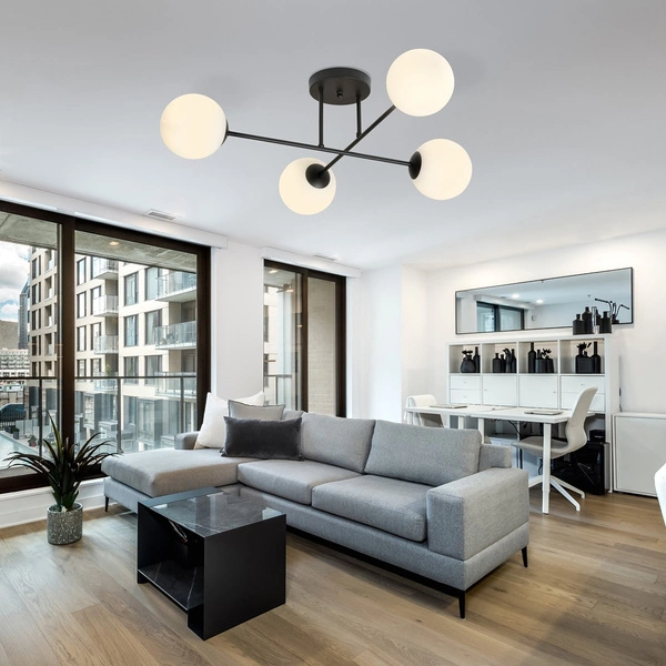 Lampa sufitowa Emibig ROMA 4 BL OPAL 1232/4