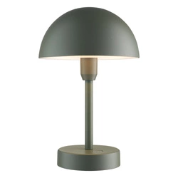 Lampa z przenośna na akumulator ELLEN LED 3000K Biała ciepła Aluminium | Oliwkowa zieleń