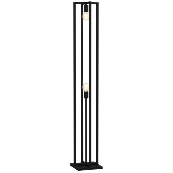 Lampa podłogowa ARNOLD, MLP8566, czarna, 2x60W E27