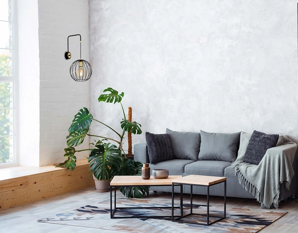 Kinkiet Emibig ALBIO K1 Czarny 144/K1