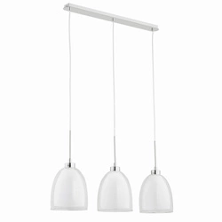 Lampa wisząca ALFA RONDA BIAŁA 3xE27 18cm | 60138