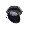 Lampa podtynkowa SOLTA szer. 7.5cm GU10 | czarny 10491