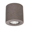 Concretedream Round Lampa Sufitowa Incl.1xLED GU10 5W Szary Beton 2566136