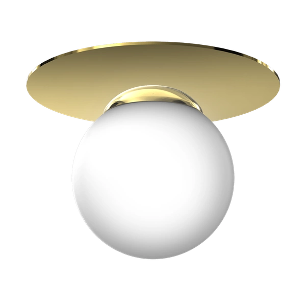 Lampa sufitowa PLATO, MLP7968, biały/złoty, 1x40W E14