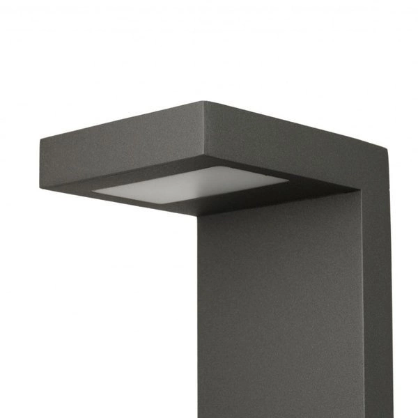 Lampa stojąca zewnętrzna na podjazd 58cm KARO KR-580 | ciemny popiel