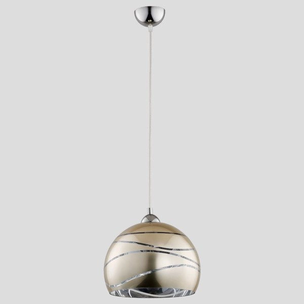 Lampa wisząca ALFA NARVI CHROM 1xE27 30cm | 60424