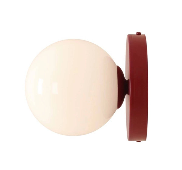 KINKIET BALL WALL ll RED WINE S E14 | Czerwony