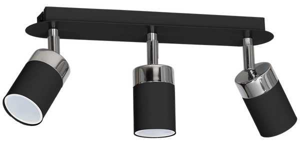 Lampa sufitowa nowoczesna reflektorek spot JOKER III czarny szer. 45cm