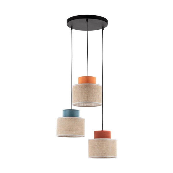 Nowoczesna lampa sufitowa 40cm granatowa RONDO 1039 2759