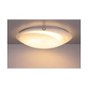 Okrągła lampa sufitowa w zestawie 1xLED 2600lm 2700K 30W Chrom Metal/Biało-Przezroczyste Szkło 4315112