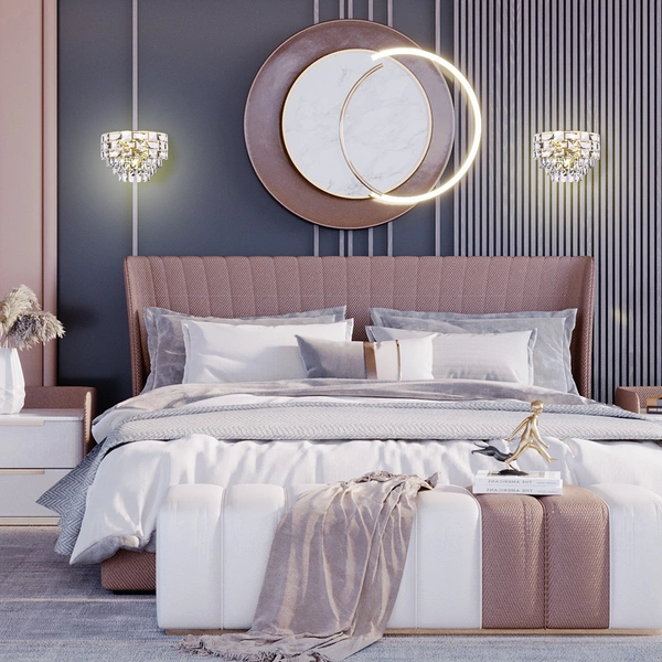 Kinkiet LUXURIA, złoty/transparentny, 2x40W E14, ML8893