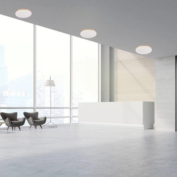 Plafon BABILON, złoty, okrągły mały, 18W LED, barwa neutralna 4000K