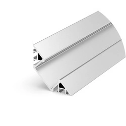 Profil LED P7-1 narożny kąt 45° 100cm | do osłonek C1/C4/C13 | srebrny