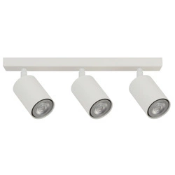 Stylowa lampa sufitowa spot ZOOM 3x GU10 LED szer. 38cm | biały