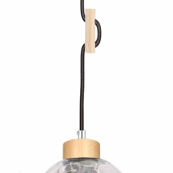 Lampa wisząca AURA przeźroczysta 30cm 1458160