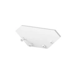 Zaślepka końcowa + śrubki do profilu LED P3-3 bez otworu | biały