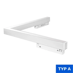 Lampa magnetyczna narożna biała DDCX-B12 24W 4000K