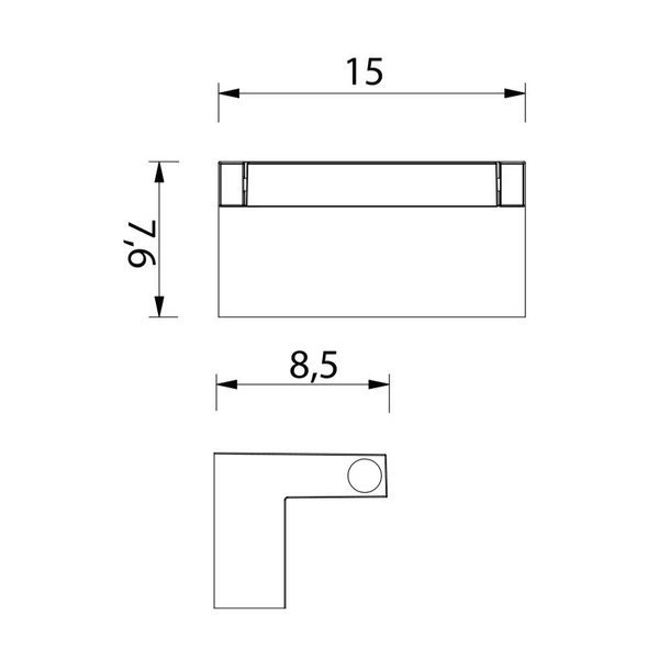Kinkiet zewnętrzny nad drzwi regulowany przed dom ROTA RT-K100 | ciemny popiel