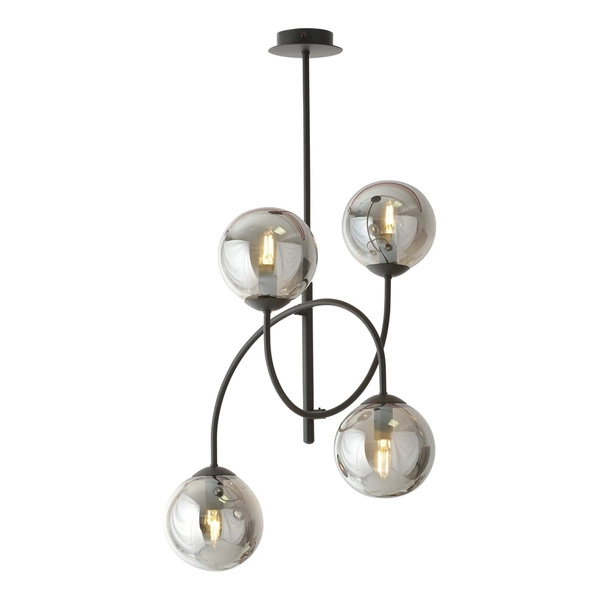Lampa sufitowa Emibig ARCHI 4B BL GRAFIT 1287/4B