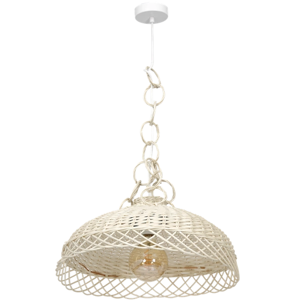 Lampa wisząca VIMINI WHITE 1xE27