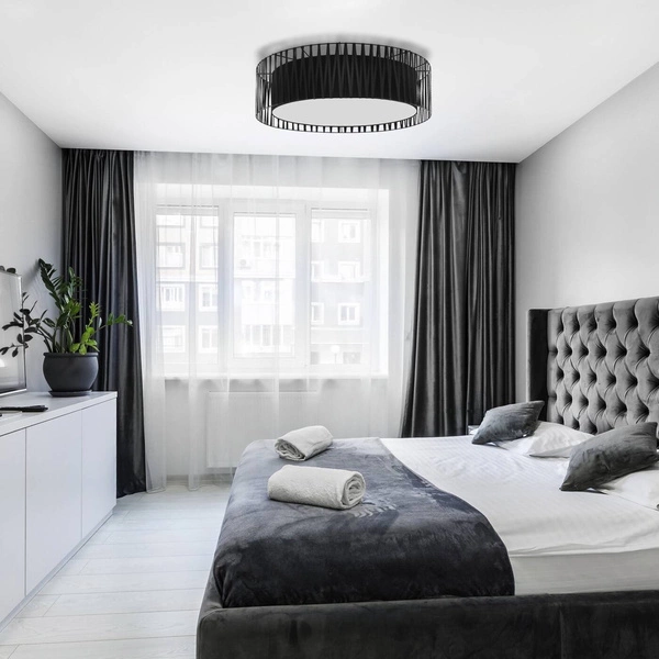 Nowoczesna lampa sufitowa HARMONY BLACK 1658 4xE27 1658