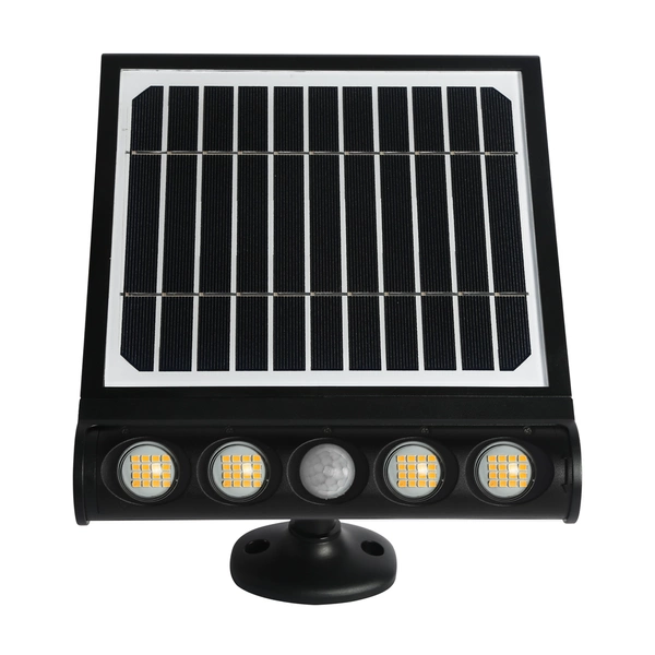 Oprawa wielofunkcyjna solarna czujnik TALENT LED 8W IP65 | czarny