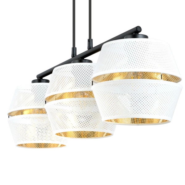 Lampa wisząca Emibig MALIA 3 Biały/GOLD 1184/3
