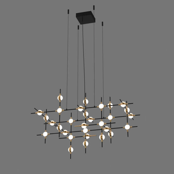 Lampa wisząca Italux Provenza MD18001067-30A BG