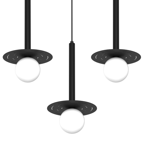 Lampa wisząca FUTURA, MLP8914, czarny/biały, 3x7W G9