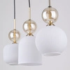 SOPHIA COGNAC WHITE LAMPA WISZĄCA 3XE14