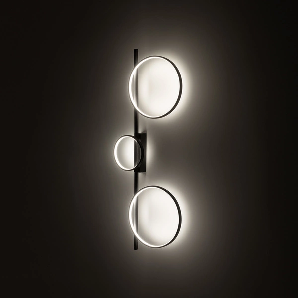 Kinket/lampa sufitowa CIRCOLO LED dł. 100cm 33W barwa ciepła 3000K | czarny 10816