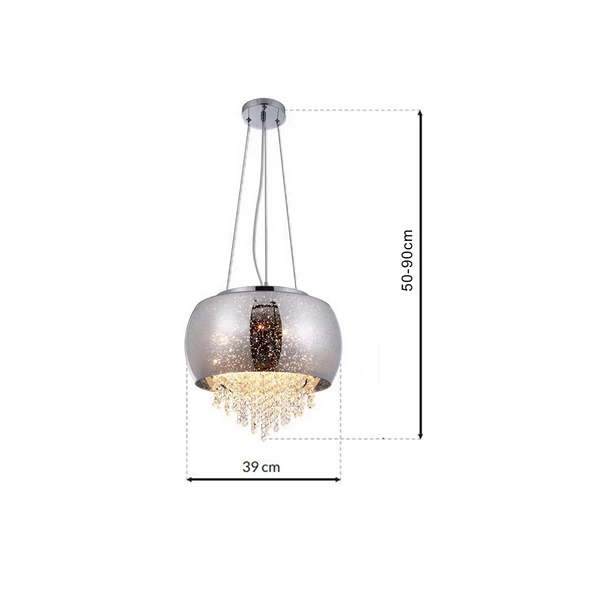 Lampa wisząca STARLIGHT crystal 39cm