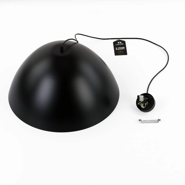 Lampa wisząca do pokoju FARO NEW 6006 1xE27 25W | czarna 6006