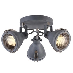 Lampa sufitowa CRODO plafon 98-71132 3xE14 szara