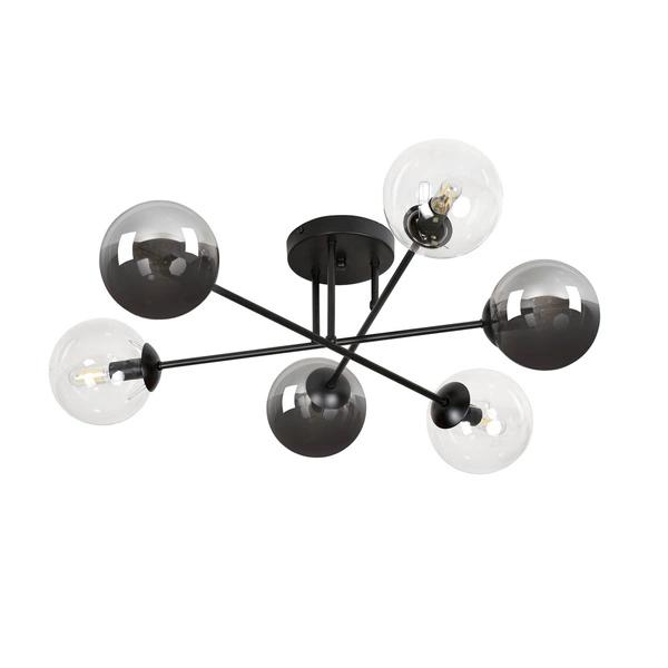 Lampa sufitowa Emibig BRENDI 6B BL MIX 1 834/6B1