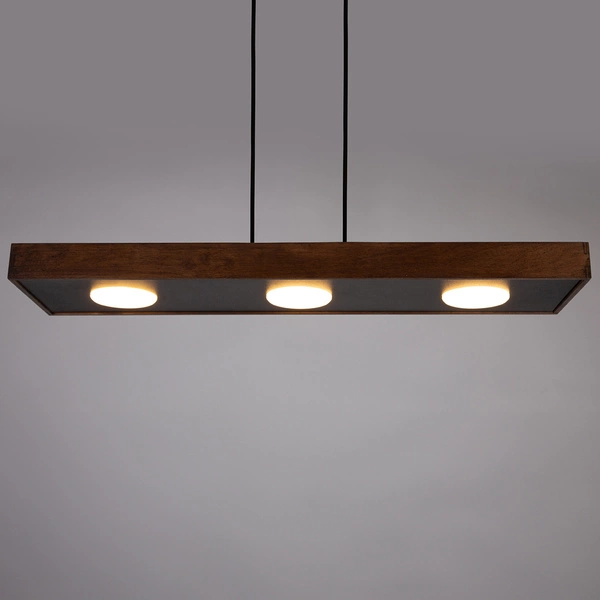 Lampa Sigma DALIA 3 zwis czarny/brąz 41005