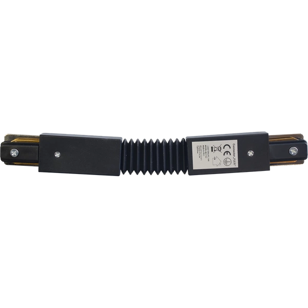 Łącznik szynoprzewodu 1-fazowego TRACK LIGHT, Typ: Flexi, czarny, ML7102