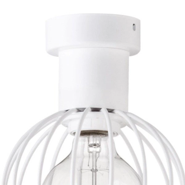 Lampa plafon 1pkt LUTO KOŁO biała