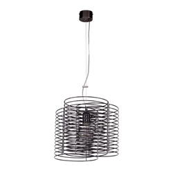 Lampa wisząca Ringo 1xE27 Max.60W Stal Metal/Czarny Metal 1030334