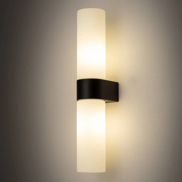 Kinkiet Natalie ll 29,5cm 2xG9 IP44 | czarny 10728