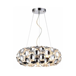 Lampa wisząca FERRARA, chrom, 3x60W E14