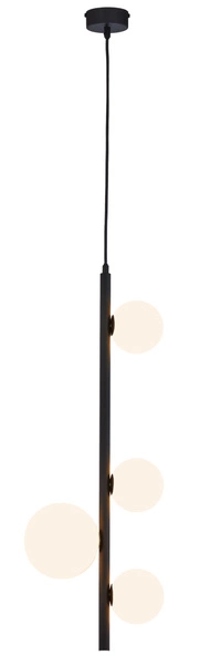 Nowoczesna Lampa wisząca TAIDA wys. 130cm 4xG9 14W IP20 | Czarny