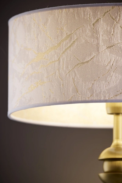 Klasyczna Lampa biurkowa KASZMIR wys. 54cm 1xE27 15W IP20 | złoty połysk