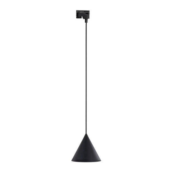 Lampa wisząca do szyny 1F TRACER CONO BLACK dług.158cm szer.19cm | Czarny 10650